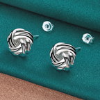 Knot Twist Stud Earrings